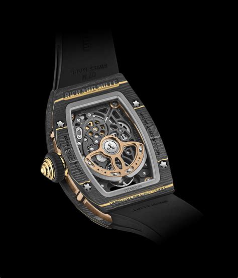 richard mille 07-01 yellow gold carbon tpt|Richard Mille watches 07 01.